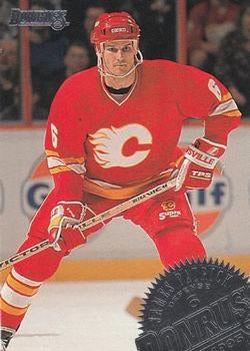 #185 James Patrick - Calgary Flames - 1994-95 Donruss Hockey