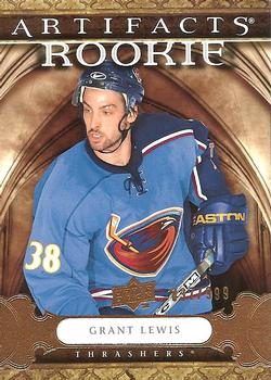 #185 Grant Lewis - Atlanta Thrashers - 2009-10 Upper Deck Artifacts Hockey