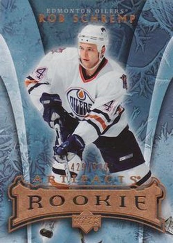 #185 Rob Schremp - Edmonton Oilers - 2007-08 Upper Deck Artifacts Hockey