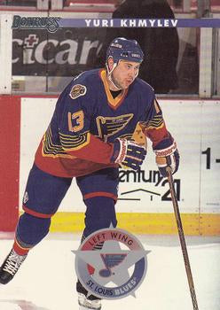 #185 Yuri Khmylev - St. Louis Blues - 1996-97 Donruss Hockey