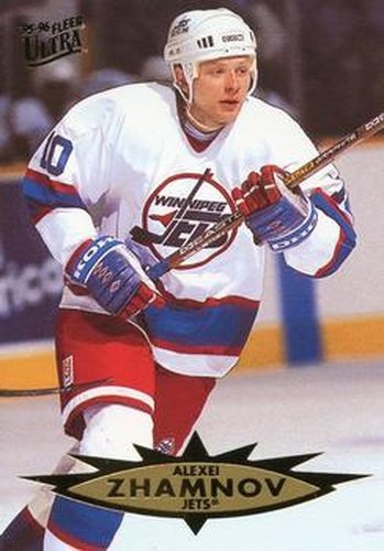 #185 Alexei Zhamnov - Winnipeg Jets - 1995-96 Ultra Hockey