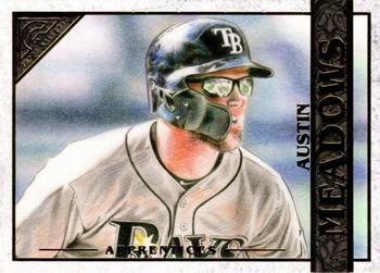 #185 Austin Meadows - Tampa Bay Rays - 2020 Topps Gallery Baseball