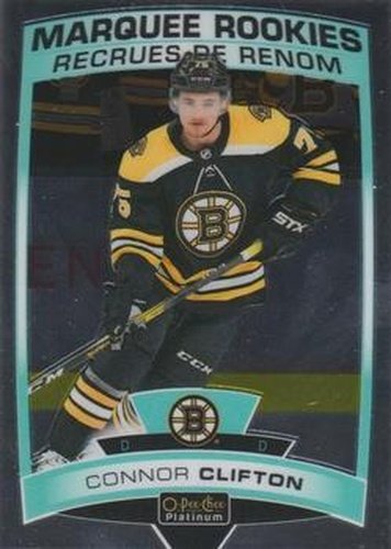 #185 Connor Clifton - Boston Bruins - 2019-20 O-Pee-Chee Platinum Hockey