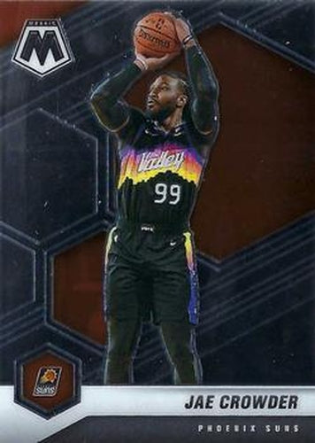 #185 Jae Crowder - Phoenix Suns - 2020-21 Panini Mosaic Basketball