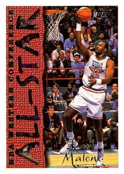 #185 Karl Malone - Utah Jazz - 1994-95 Topps Basketball