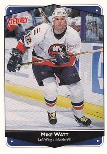 #185 Mike Watt - New York Islanders - 1999-00 Upper Deck Victory Hockey