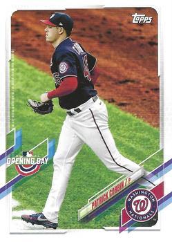 #185 Patrick Corbin - Washington Nationals - 2021 Topps Opening Day Baseball