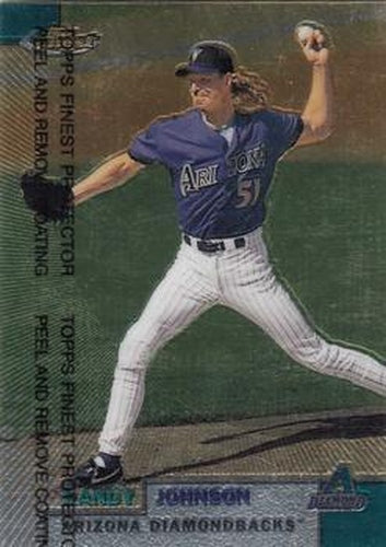 #185 Randy Johnson - Arizona Diamondbacks - 1999 Finest Baseball