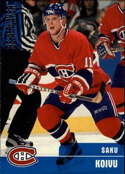#185 Saku Koivu - Montreal Canadiens - 1999-00 Be a Player Memorabilia Hockey