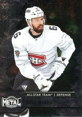 #185 Shea Weber - Montreal Canadiens - 2020-21 Skybox Metal Universe Hockey