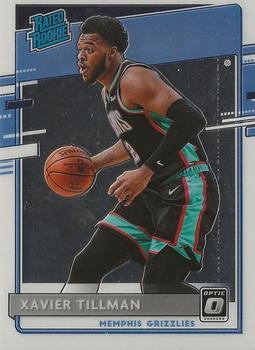 #185 Xavier Tillman - Memphis Grizzlies - 2020-21 Donruss Optic Basketball