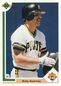 #185 Wally Backman - Pittsburgh Pirates - 1991 Upper Deck Baseball