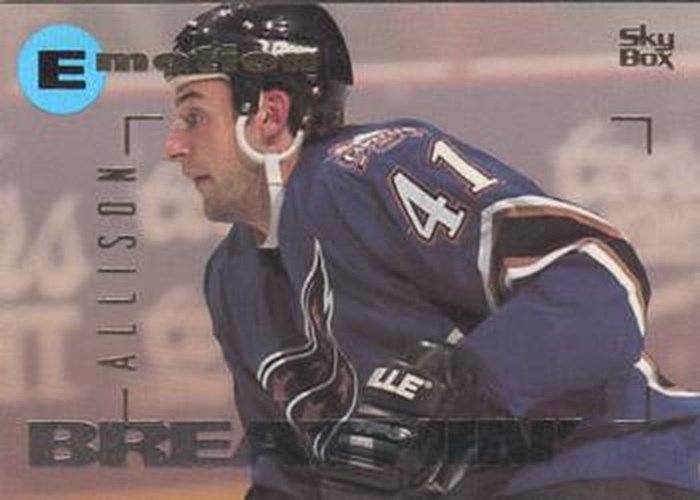 #185 Jason Allison - Washington Capitals - 1995-96 SkyBox E-Motion Hockey
