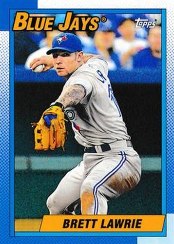 #186 Brett Lawrie - Toronto Blue Jays - 2013 Topps Archives Baseball