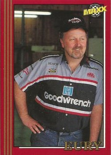 #186 Tony Eury - Dale Earnhardt Inc. - 1992 Maxx Racing