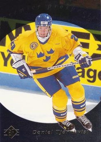 #186 Daniel Tjarnqvist - Sweden - 1995-96 SP Hockey