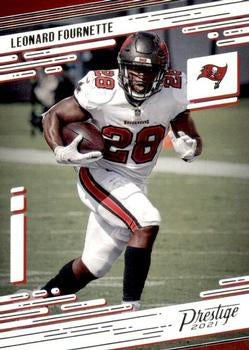 #186 Leonard Fournette - Tampa Bay Buccaneers - 2021 Panini Prestige Football