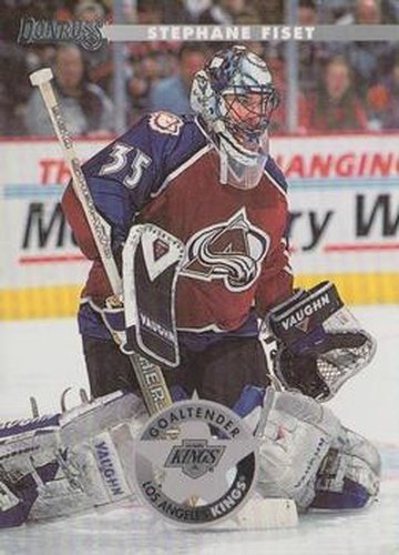 #186 Stephane Fiset - Los Angeles Kings - 1996-97 Donruss Hockey