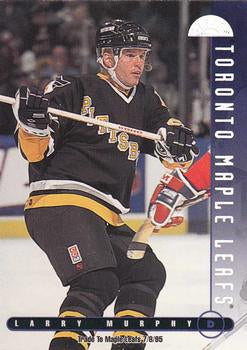 #186 Larry Murphy - Toronto Maple Leafs - 1995-96 Leaf Hockey
