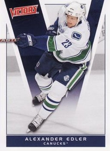 #186 Alexander Edler - Vancouver Canucks - 2010-11 Upper Deck Victory Hockey