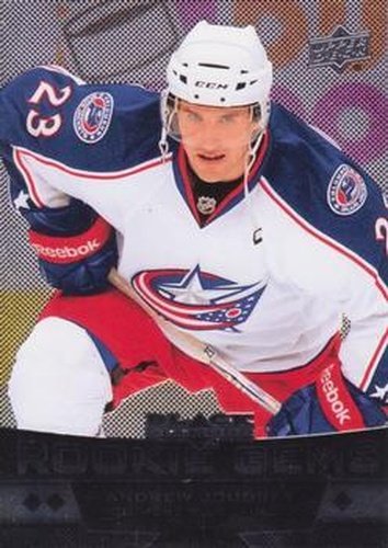 #186 Andrew Joudrey - Columbus Blue Jackets - 2012-13 Upper Deck Black Diamond Hockey