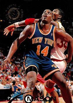 #186 Anthony Mason - New York Knicks - 1994-95 Stadium Club Basketball