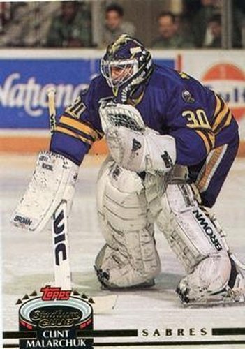 #186 Clint Malarchuk - Buffalo Sabres - 1992-93 Stadium Club Hockey