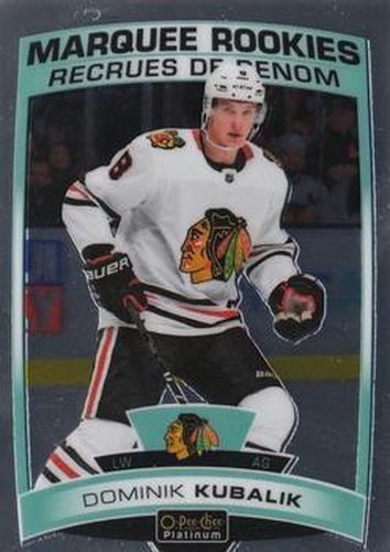 #186 Dominik Kubalik - Chicago Blackhawks - 2019-20 O-Pee-Chee Platinum Hockey