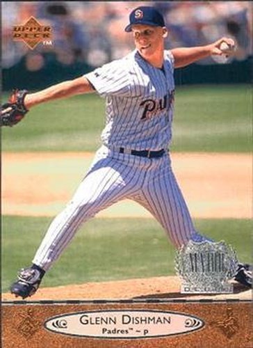 #186 Glenn Dishman - San Diego Padres - 1996 Upper Deck Baseball