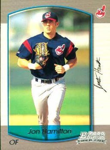 #186 Jon Hamilton - Cleveland Indians - 2000 Bowman Baseball