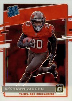 #186 Ke'Shawn Vaughn - Tampa Bay Buccaneers - 2020 Donruss Optic Football