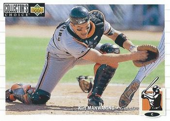 #186 Kirt Manwaring - San Francisco Giants - 1994 Collector's Choice Baseball