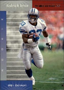 #186 Sedrick Irvin - Detroit Lions - 1999 Donruss Football