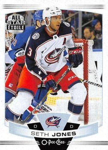 #186 Seth Jones - Columbus Blue Jackets - 2019-20 O-Pee-Chee Hockey