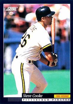 #186 Steve Cooke - Pittsburgh Pirates -1994 Score Baseball