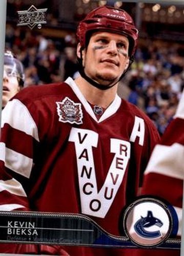 #186 Kevin Bieksa - Vancouver Canucks - 2014-15 Upper Deck Hockey
