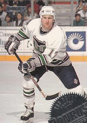 #186 Ted Drury - Hartford Whalers - 1994-95 Donruss Hockey