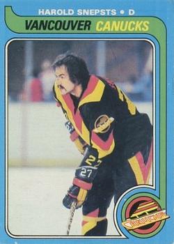 #186 Harold Snepsts - Vancouver Canucks - 1979-80 O-Pee-Chee Hockey