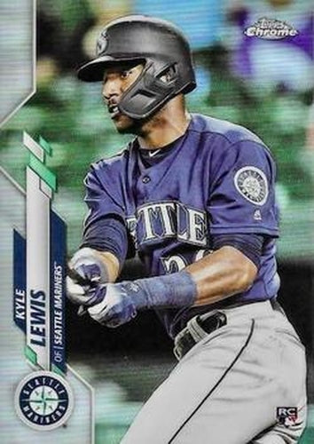 #186b Kyle Lewis - Seattle Mariners - 2020 Topps Chrome Baseball