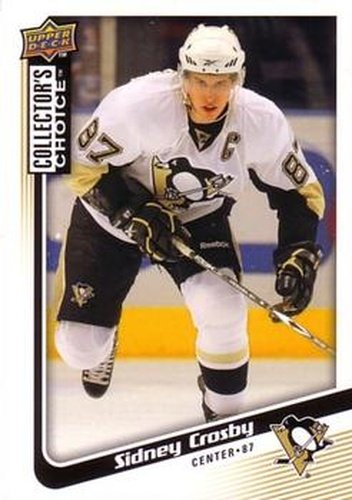 #187 Sidney Crosby - Pittsburgh Penguins - 2009-10 Collector's Choice Hockey