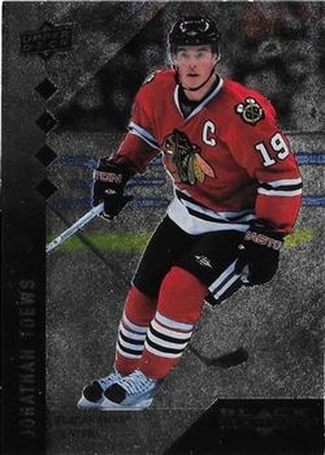 #187 Jonathan Toews - Chicago Blackhawks - 2009-10 Upper Deck Black Diamond Hockey