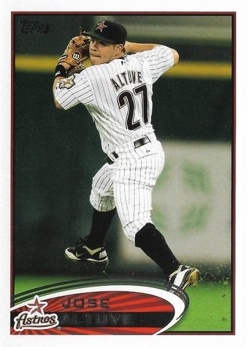 #187 Jose Altuve - Houston Astros - 2012 Topps Baseball