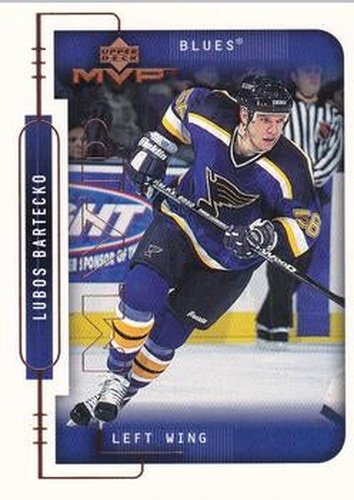 #187 Lubos Bartecko - St. Louis Blues - 1999-00 Upper Deck MVP Hockey