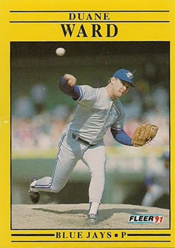 #187 Duane Ward - Toronto Blue Jays - 1991 Fleer Baseball