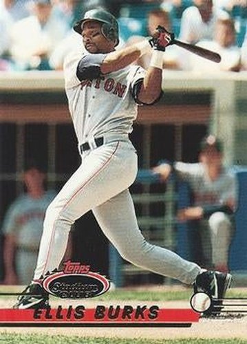 #187 Ellis Burks - Boston Red Sox - 1993 Stadium Club Baseball