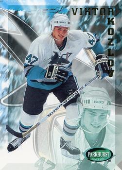 #187 Viktor Kozlov - San Jose Sharks - 1995-96 Parkhurst International Hockey