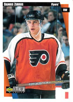 #187 Dainius Zubrus - Philadelphia Flyers - 1997-98 Collector's Choice Hockey