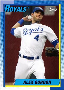 #187 Alex Gordon - Kansas City Royals - 2013 Topps Archives Baseball