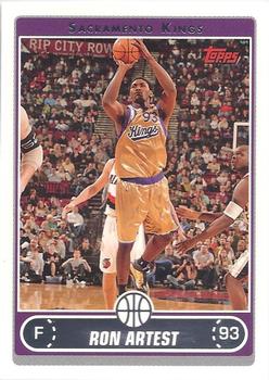#187 Ron Artest - Sacramento Kings - 2006-07 Topps Basketball