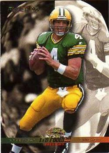 #187 Brett Favre - Green Bay Packers - 1996 Fleer Football
